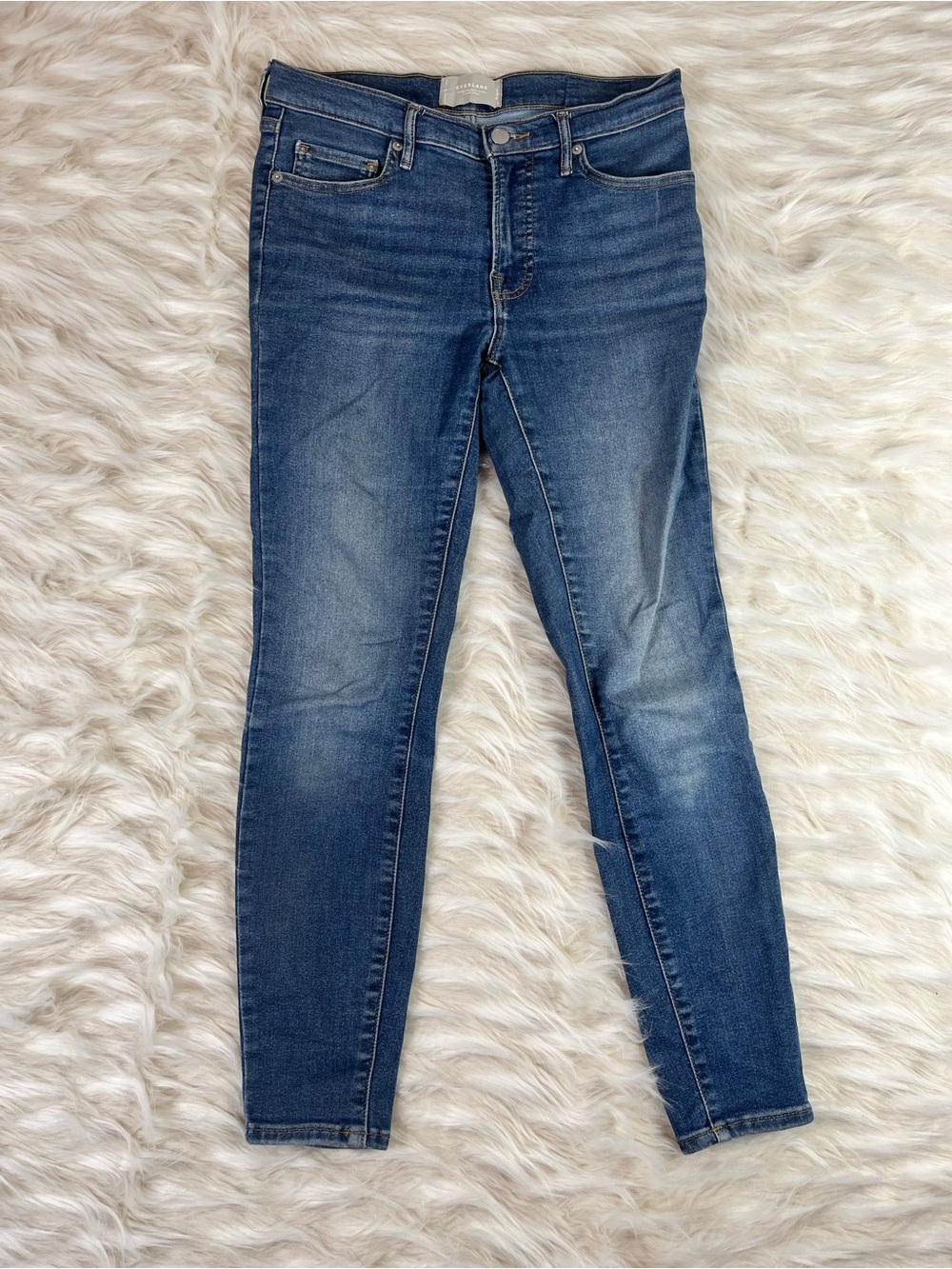 Everlane Jeans Women's 28x27 Mid Rise Skinny Medium Wash